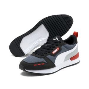 Puma Men’s R78 Retro Low Top Trainers Size 12 Black Grey Red White